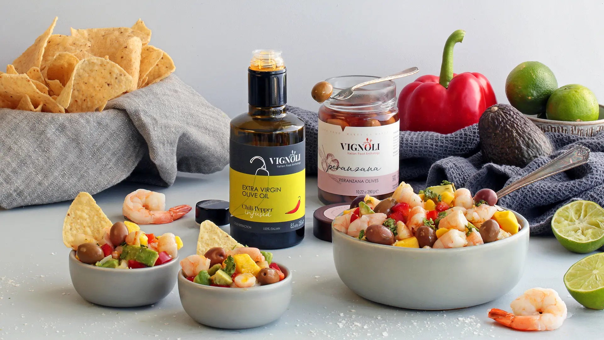 Fresh and Spicy Mango Shrimp Ceviche