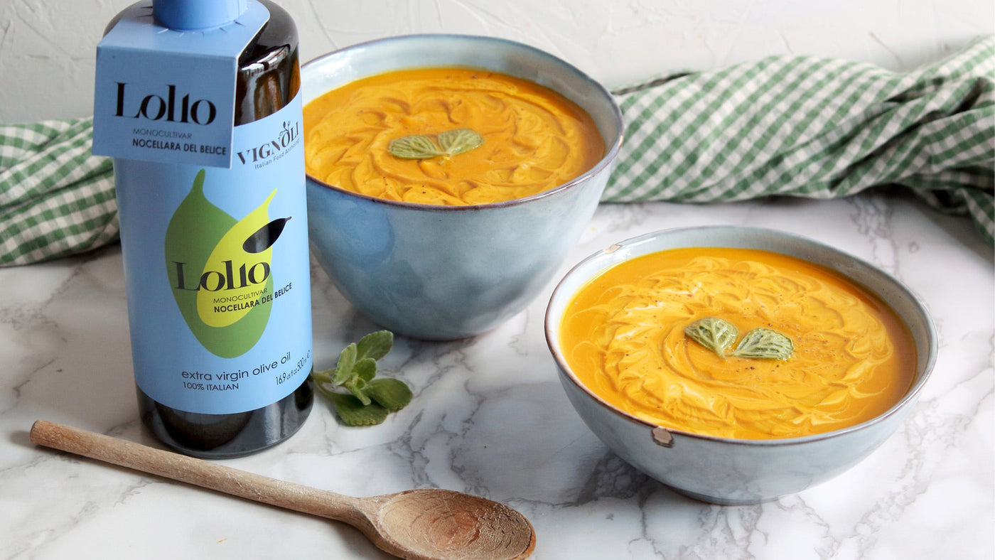 Italian Pumpkin Leek Soup