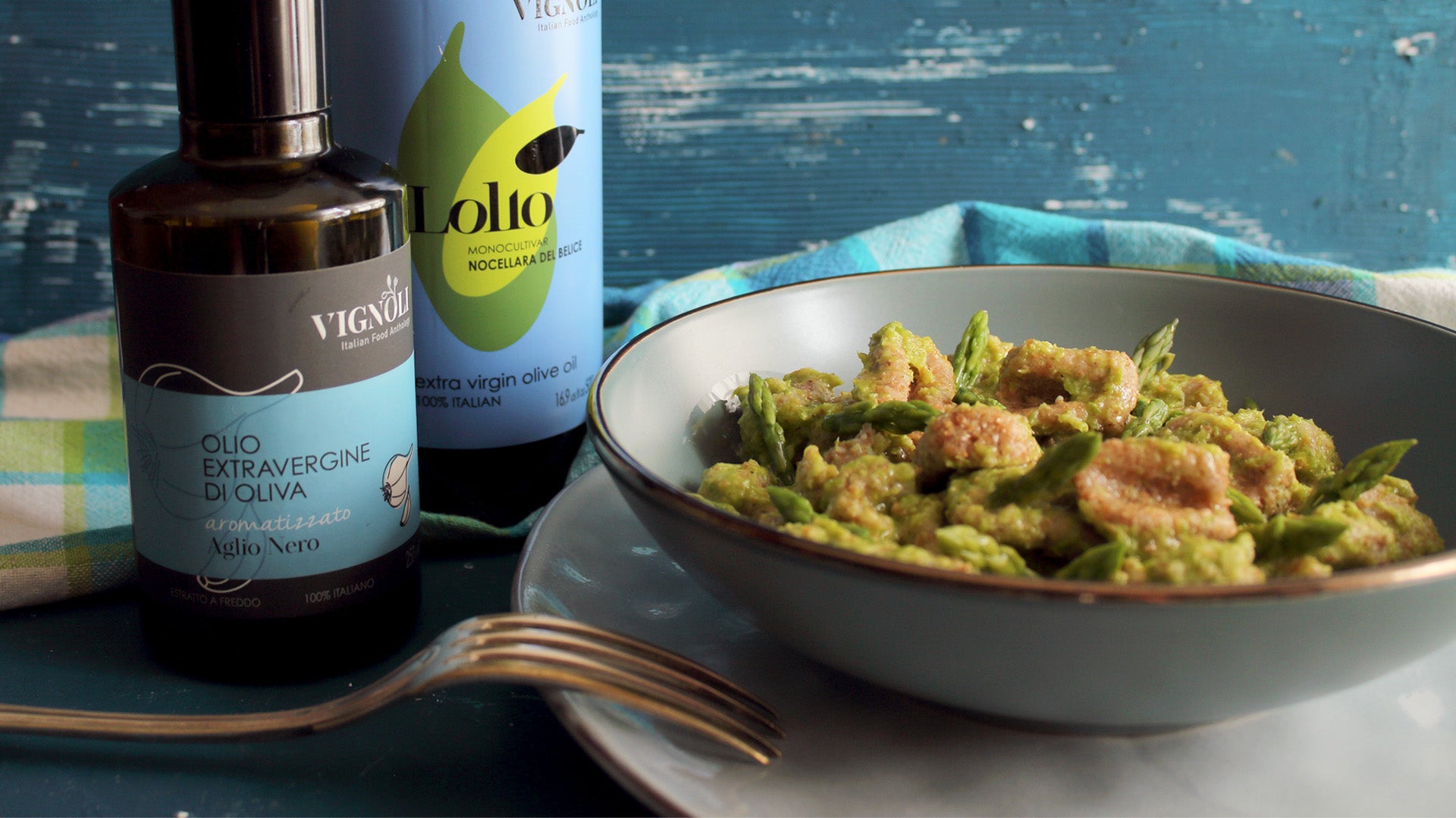 Whole Wheat Gnocchi with Asparagus Pesto (Potato-Free)