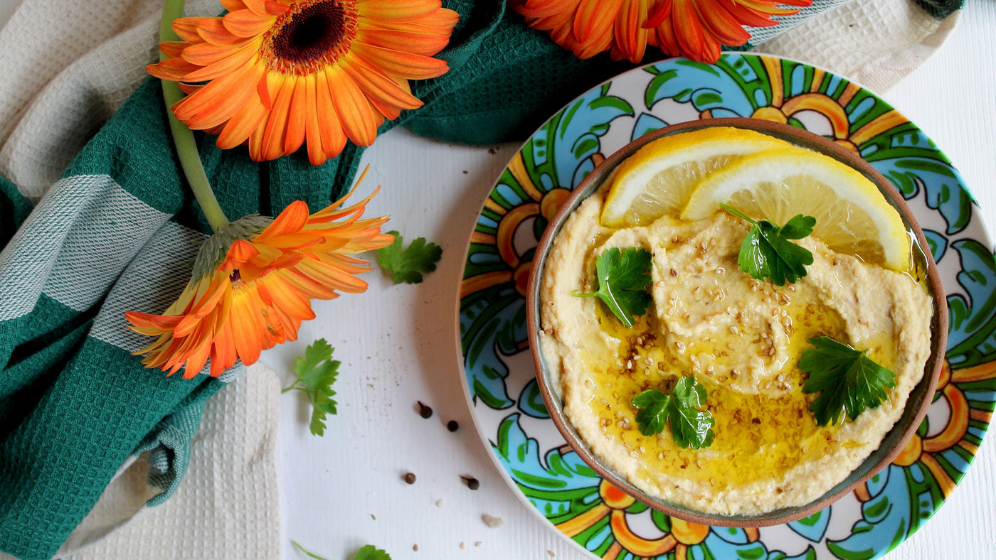 Homemade Hummus with a Zesty Twist