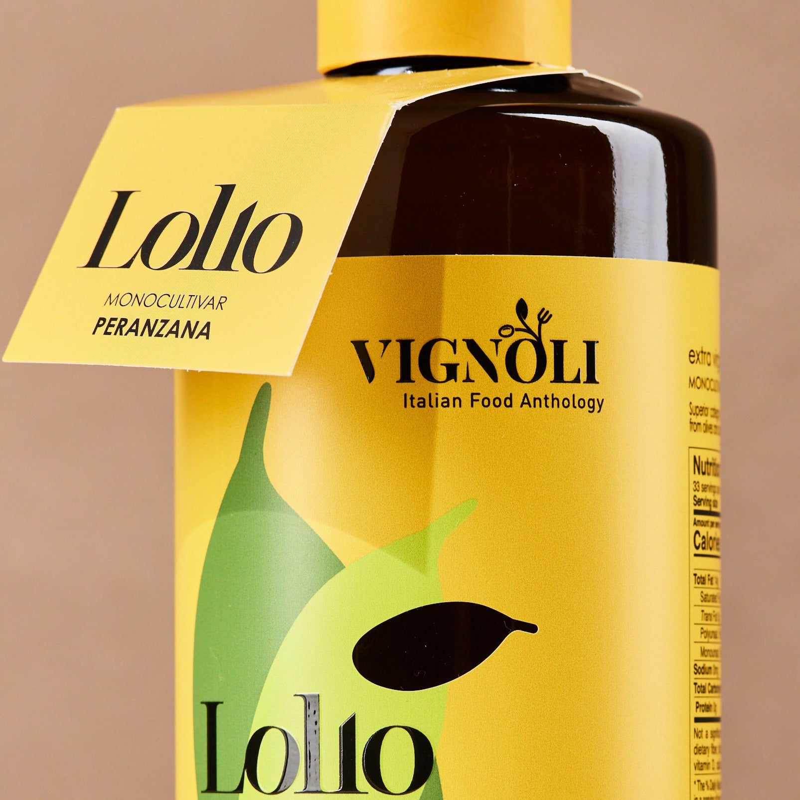 Italian Extra Virgin Olive Oil - Peranzana, Lollo Collection