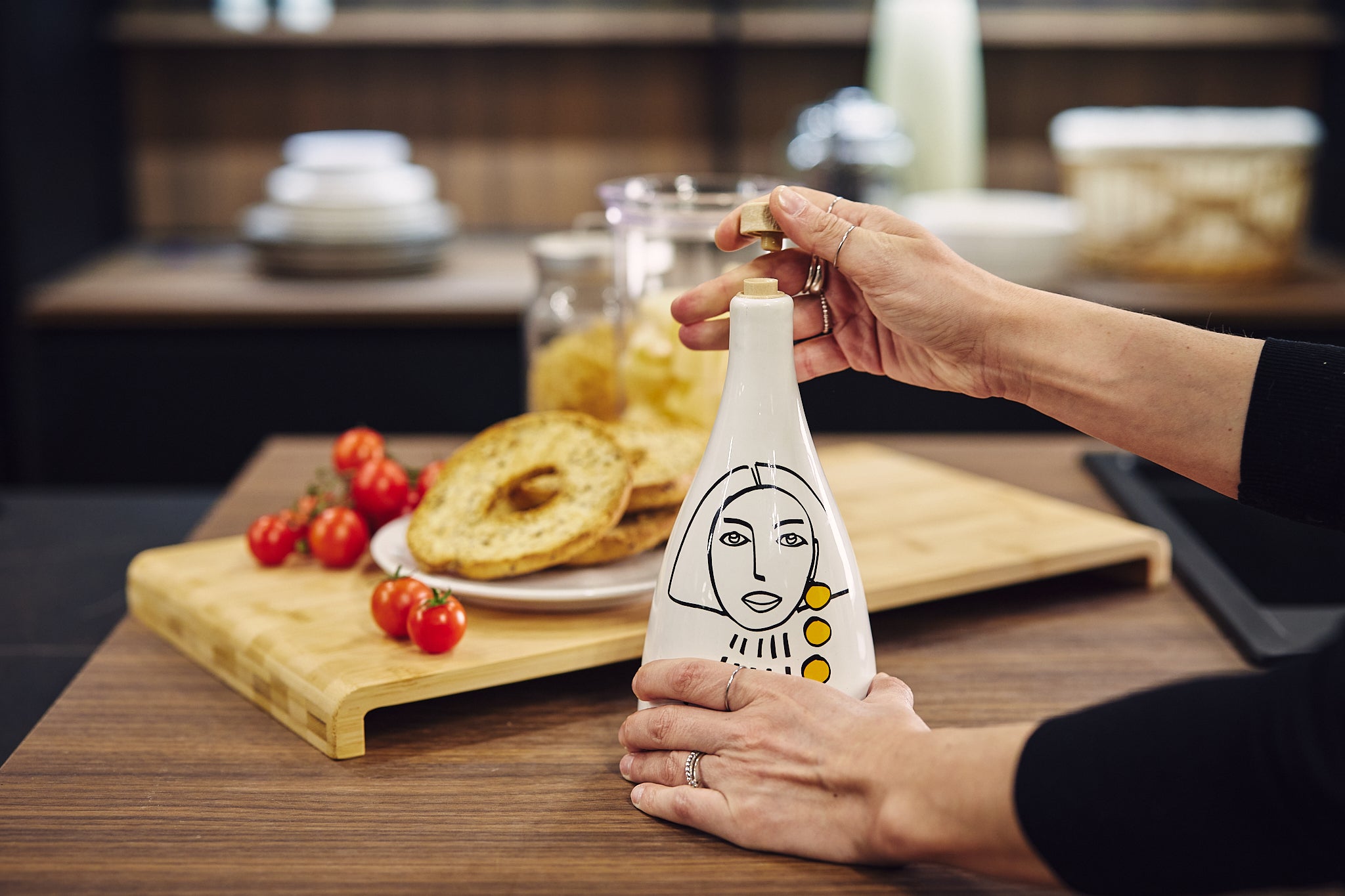 Ceramic Olive Oil Bottles | Vignoli Food