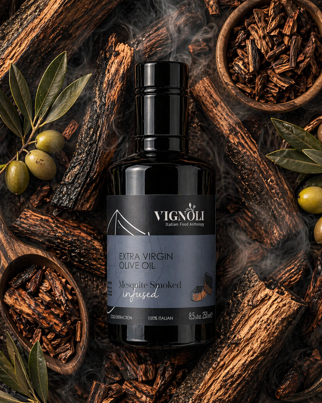 Mesquite Smoked Infused Extra Virgin Olive Oil