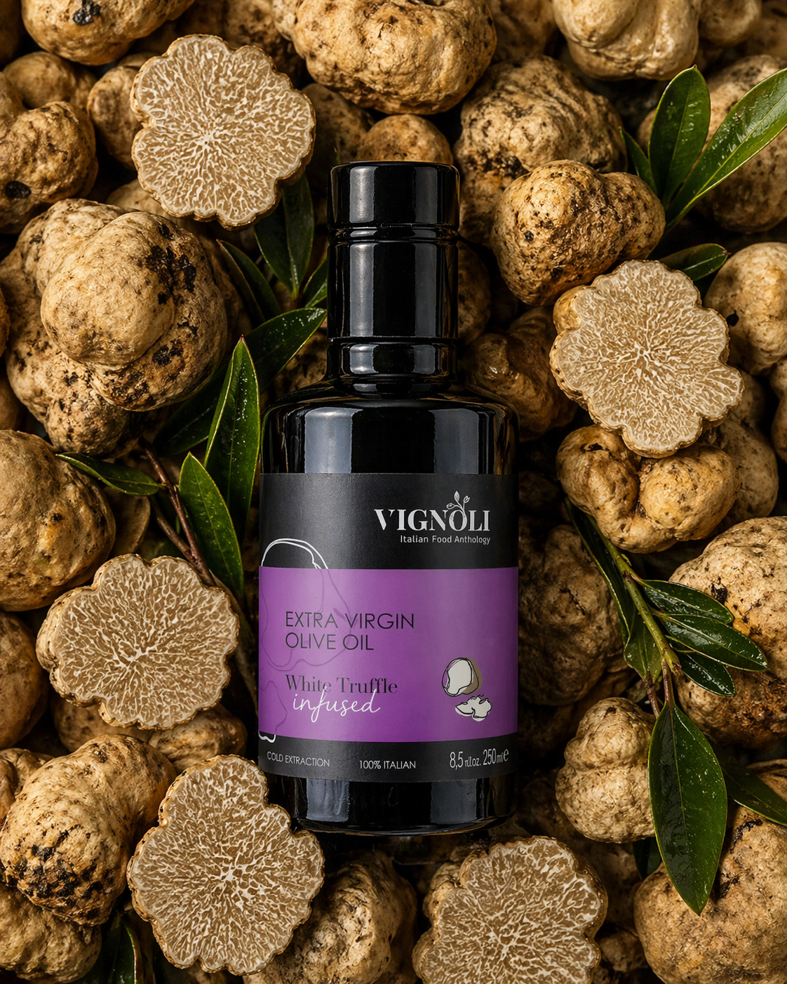 White Truffle Infused Extra Virgin Olive Oil