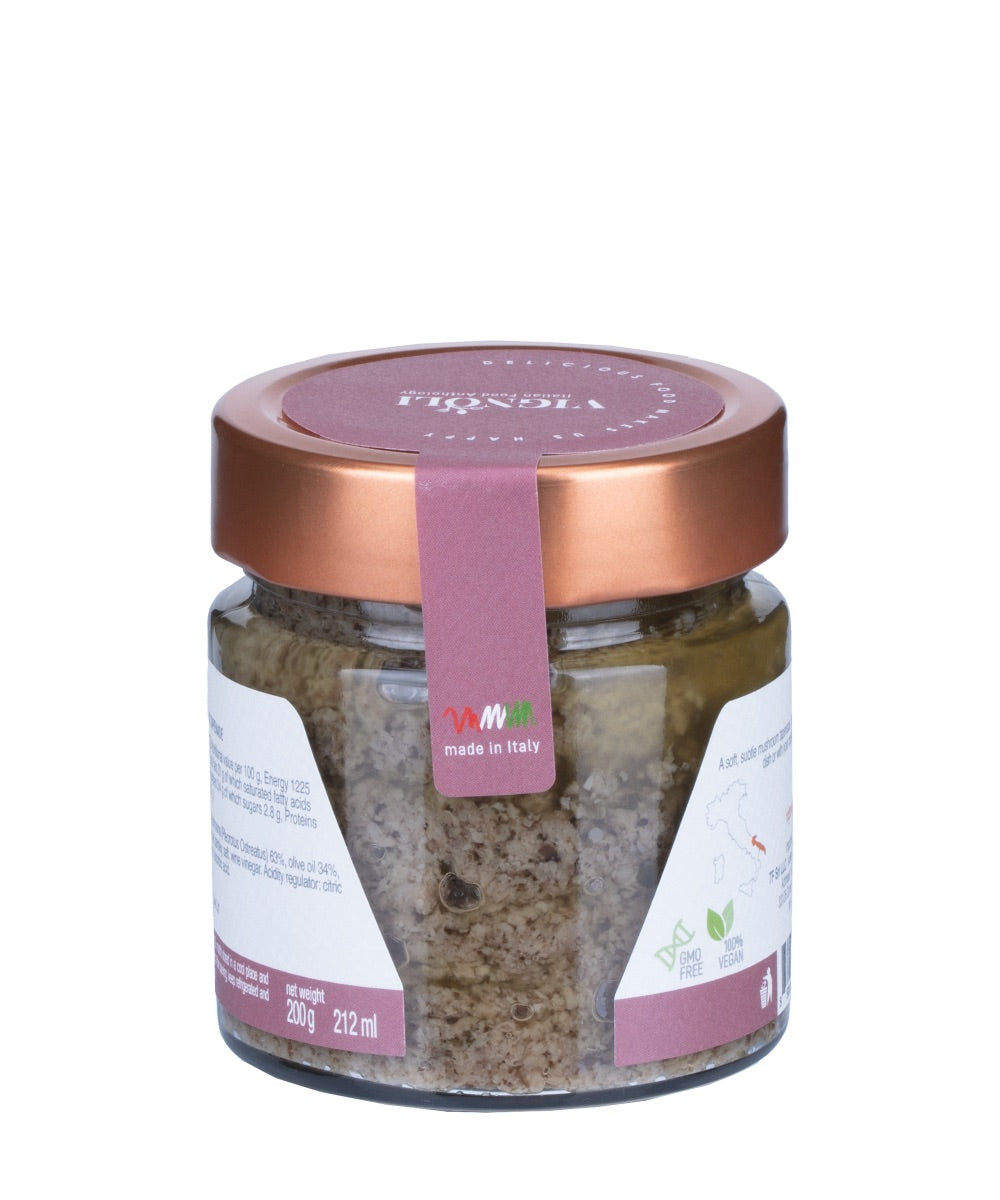 Vignoli Mushroom Cream Tapenade side of 7oz jar