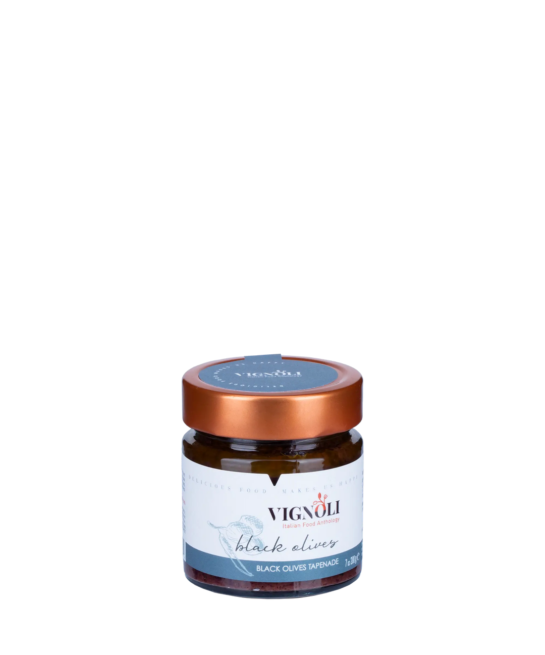 Black Olives Cream Tapenade front of 7oz jar
