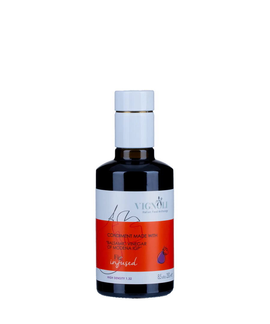Vignoli Fig Infused Balsamic Vinegar front of 8.5oz bottle